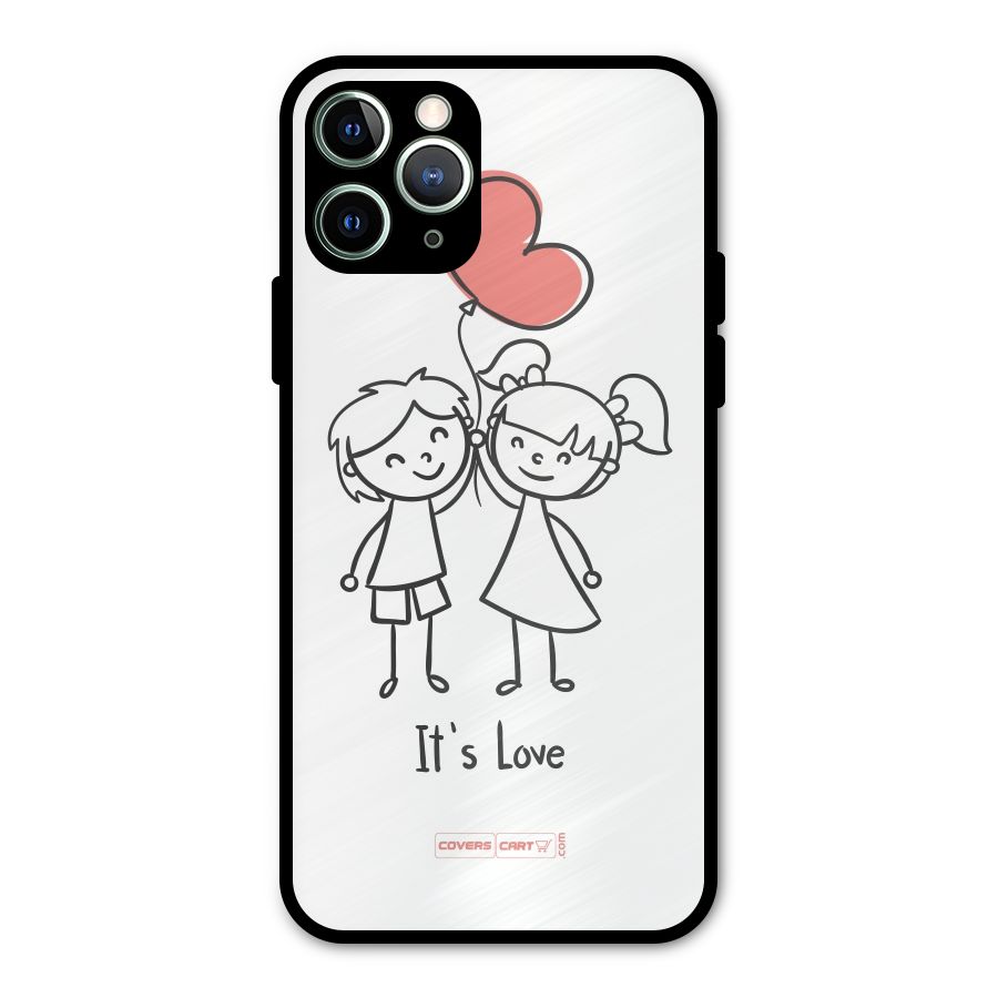 Its Love Metal Back Case for iPhone 11 Pro Max