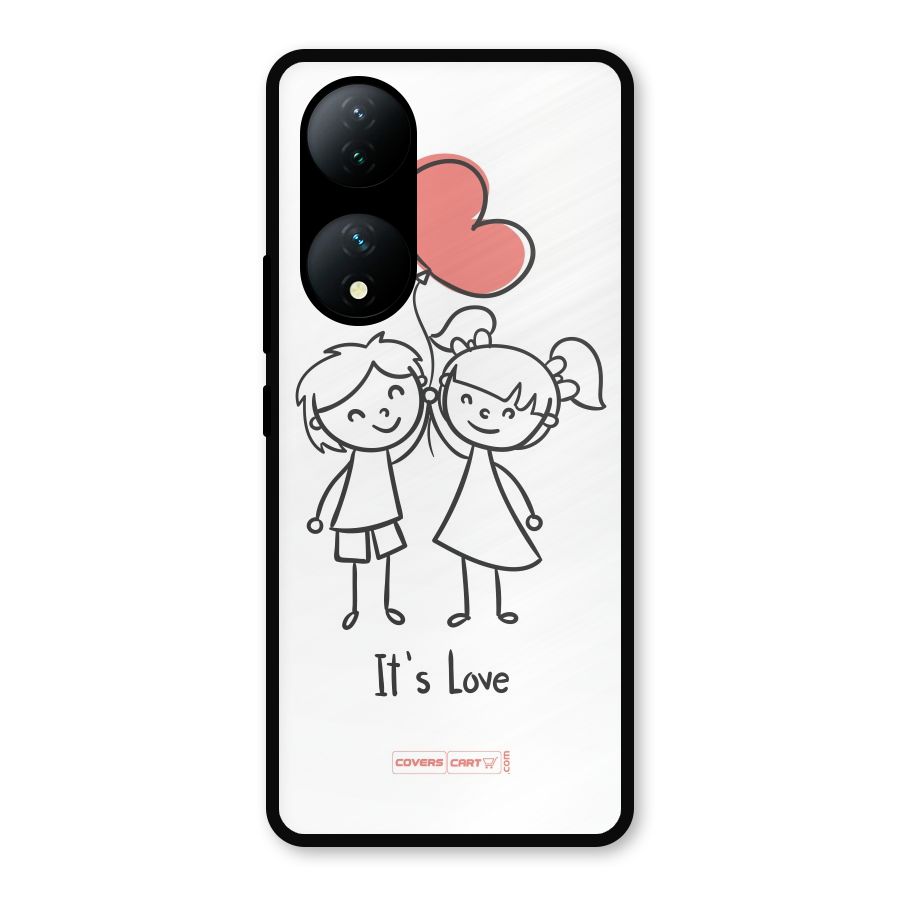 Its Love Metal Back Case for iQOO Z7