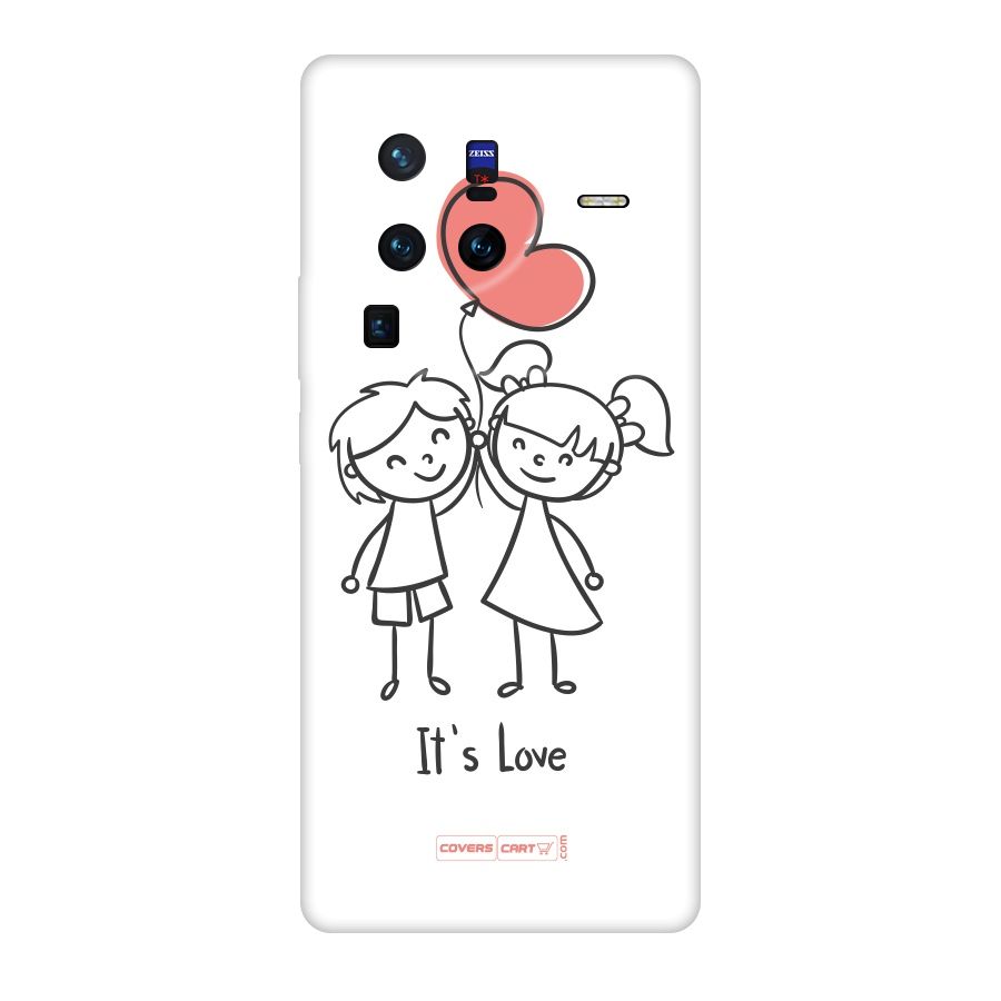 Its Love Original Polycarbonate Back Case for Vivo X80