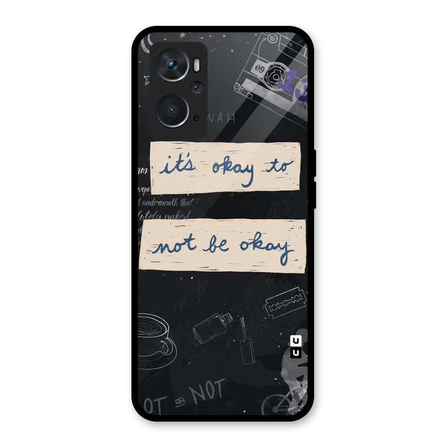 Its Okay Glass Back Case for Oppo K10 4G