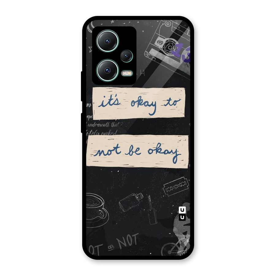 Its Okay Glass Back Case for Poco X5