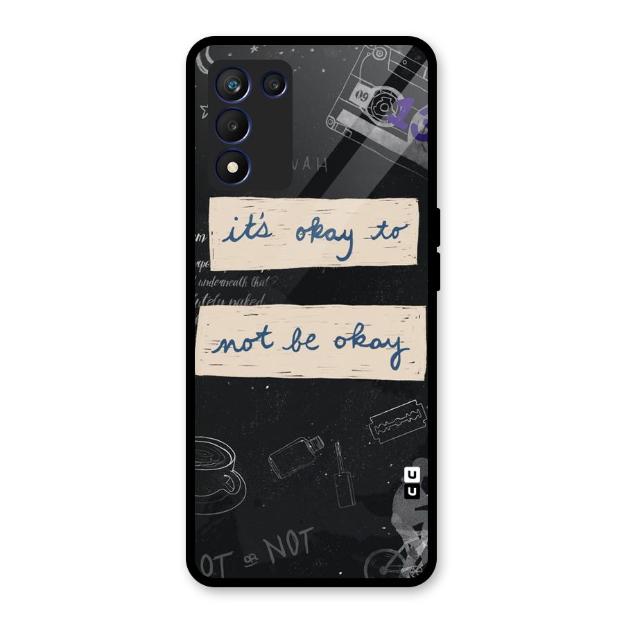 Its Okay Glass Back Case for Realme 9 5G Speed