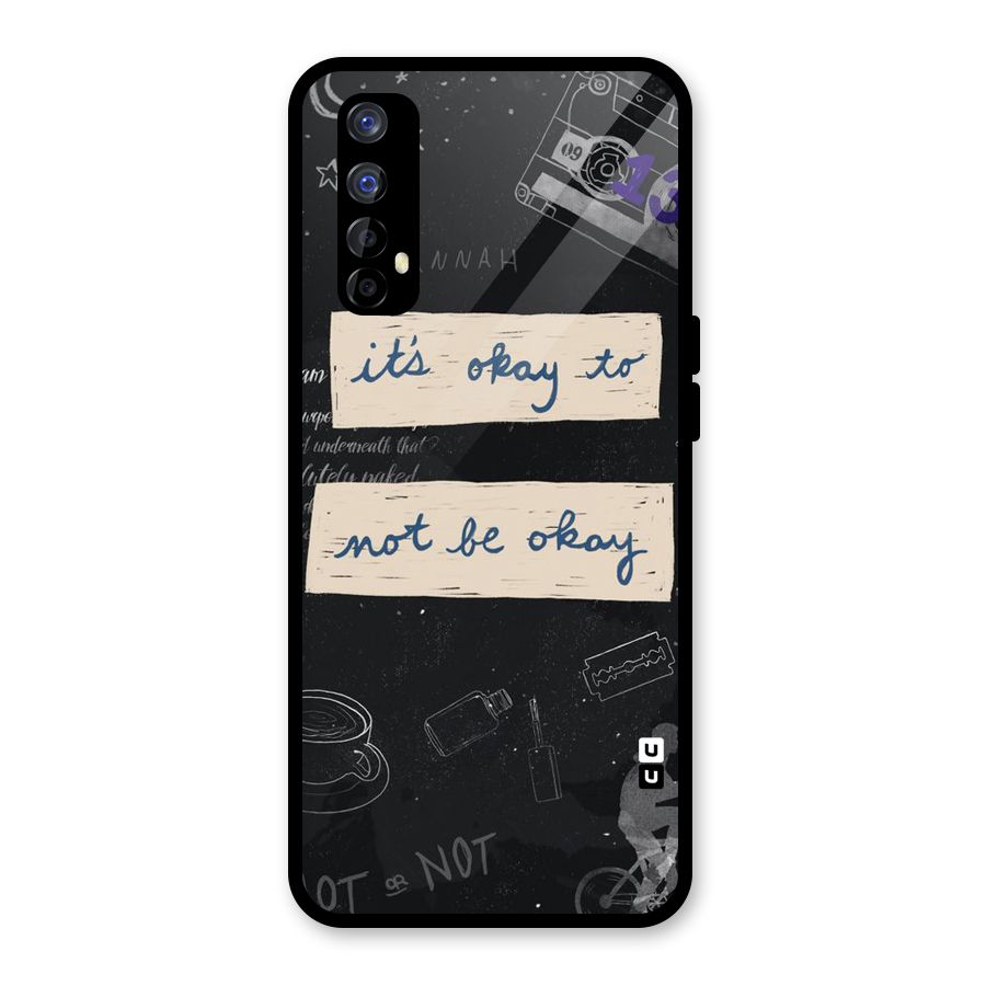 Its Okay Glass Back Case for Realme Narzo 20 Pro