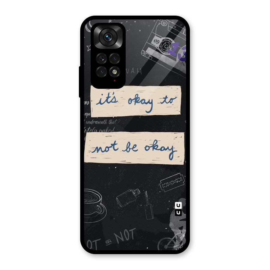 Its Okay Glass Back Case for Redmi Note 11S