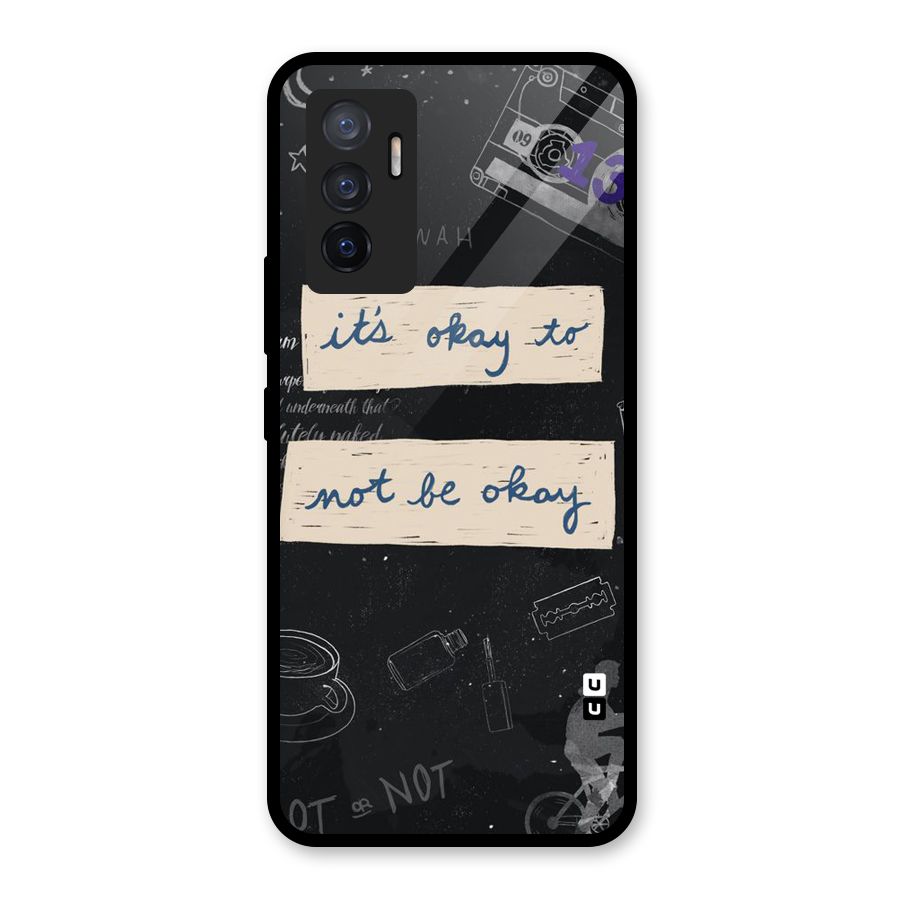 Its Okay Glass Back Case for Vivo V23e