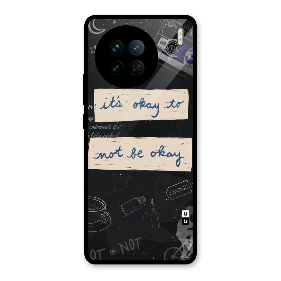 Its Okay Glass Back Case for Vivo X90