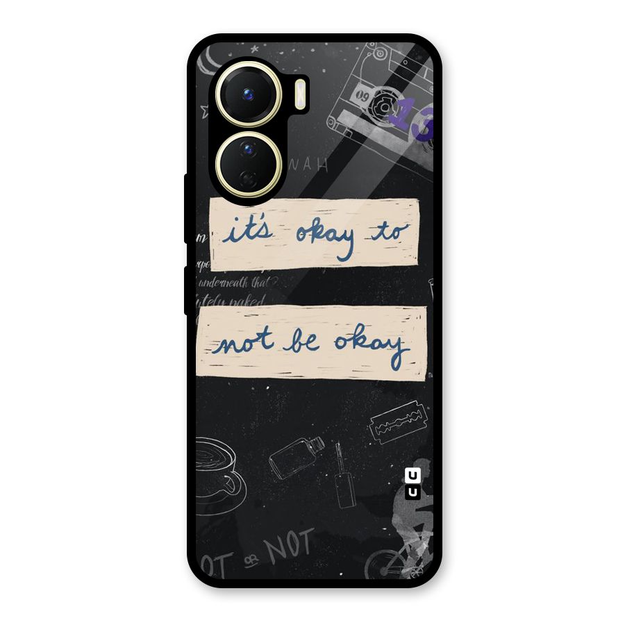 Its Okay Glass Back Case for Vivo Y16