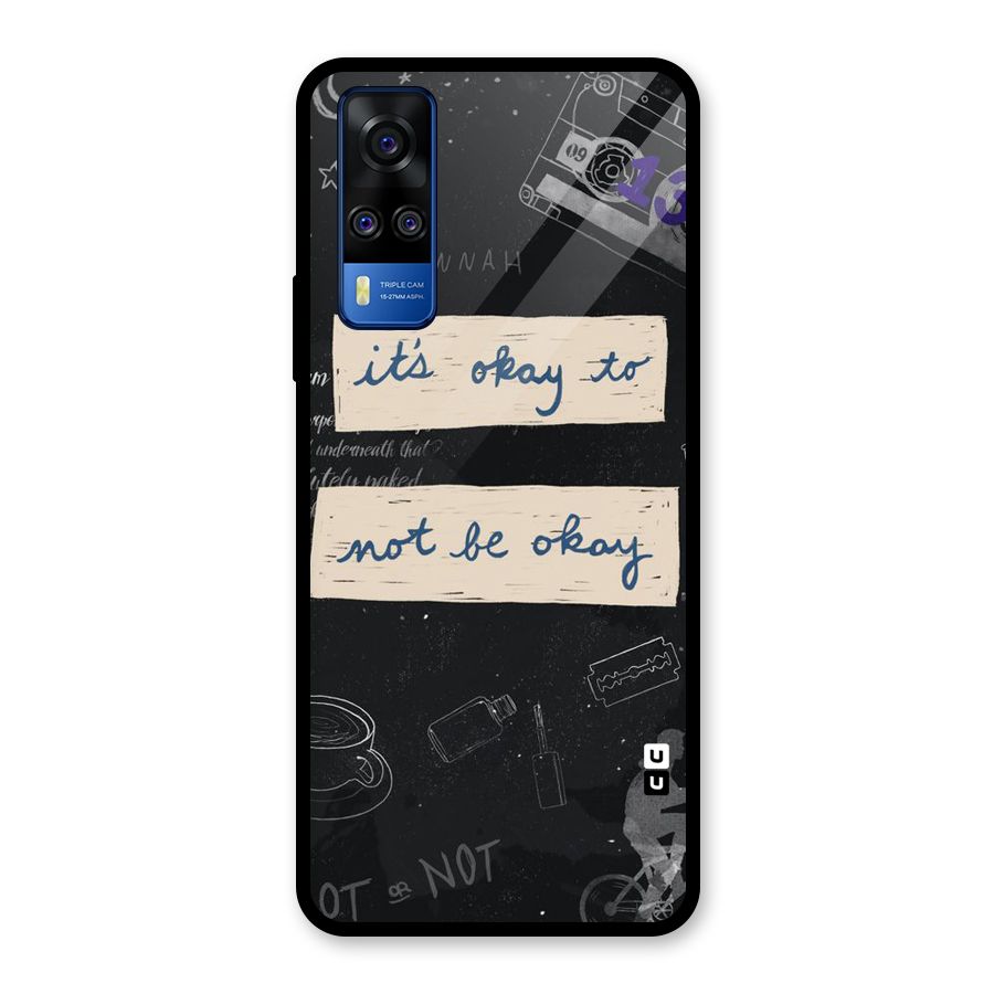 Its Okay Glass Back Case for Vivo Y31