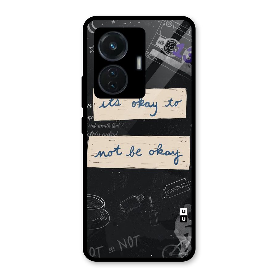 Its Okay Glass Back Case for iQOO Z6 44W