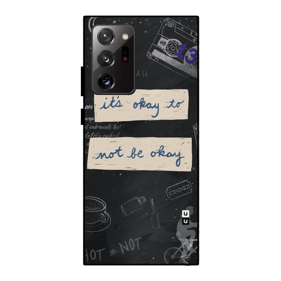 Its Okay Metal Back Case for Galaxy Note 20 Ultra