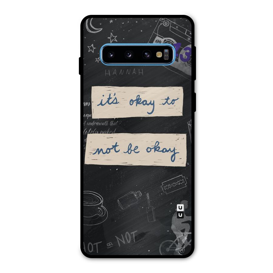 Its Okay Metal Back Case for Galaxy S10