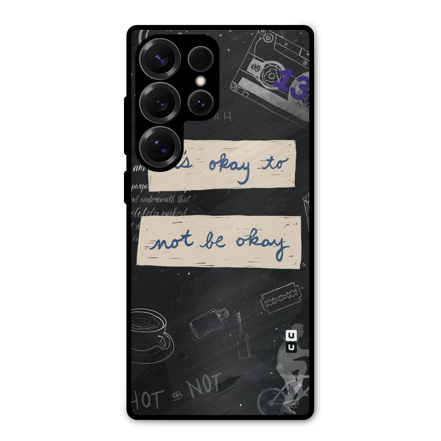 Its Okay Metal Back Case for Galaxy S25 Ultra