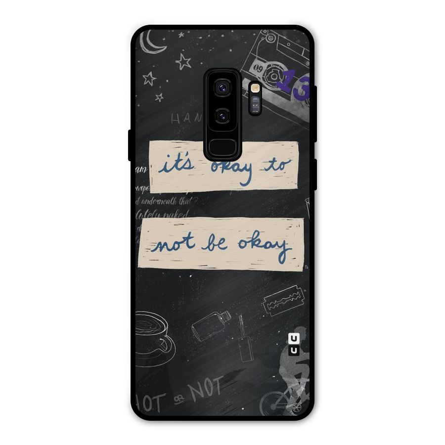 Its Okay Metal Back Case for Galaxy S9 Plus