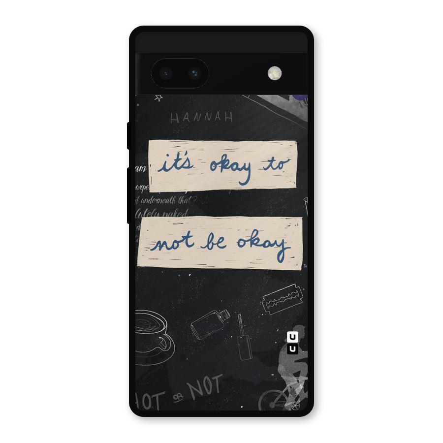 Its Okay Metal Back Case for Google Pixel 6a