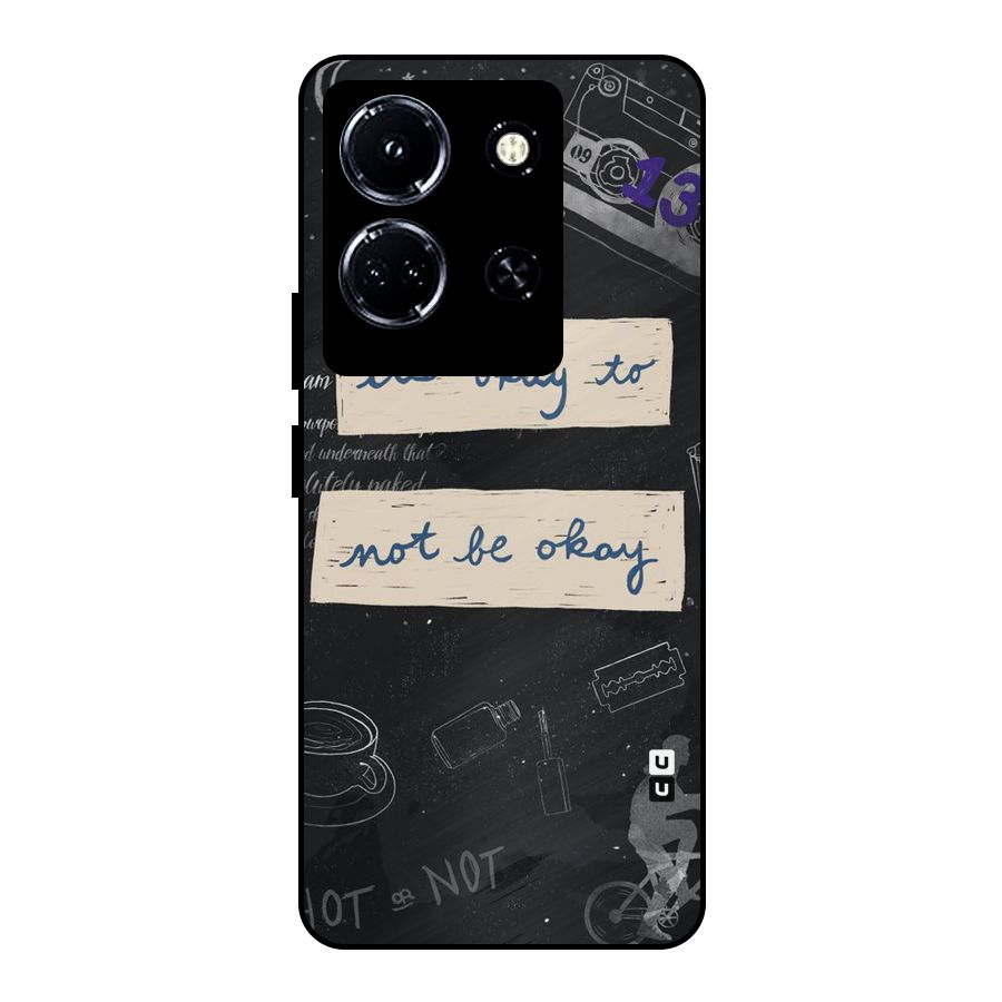 Its Okay Metal Back Case for Infinix Note 30 5G