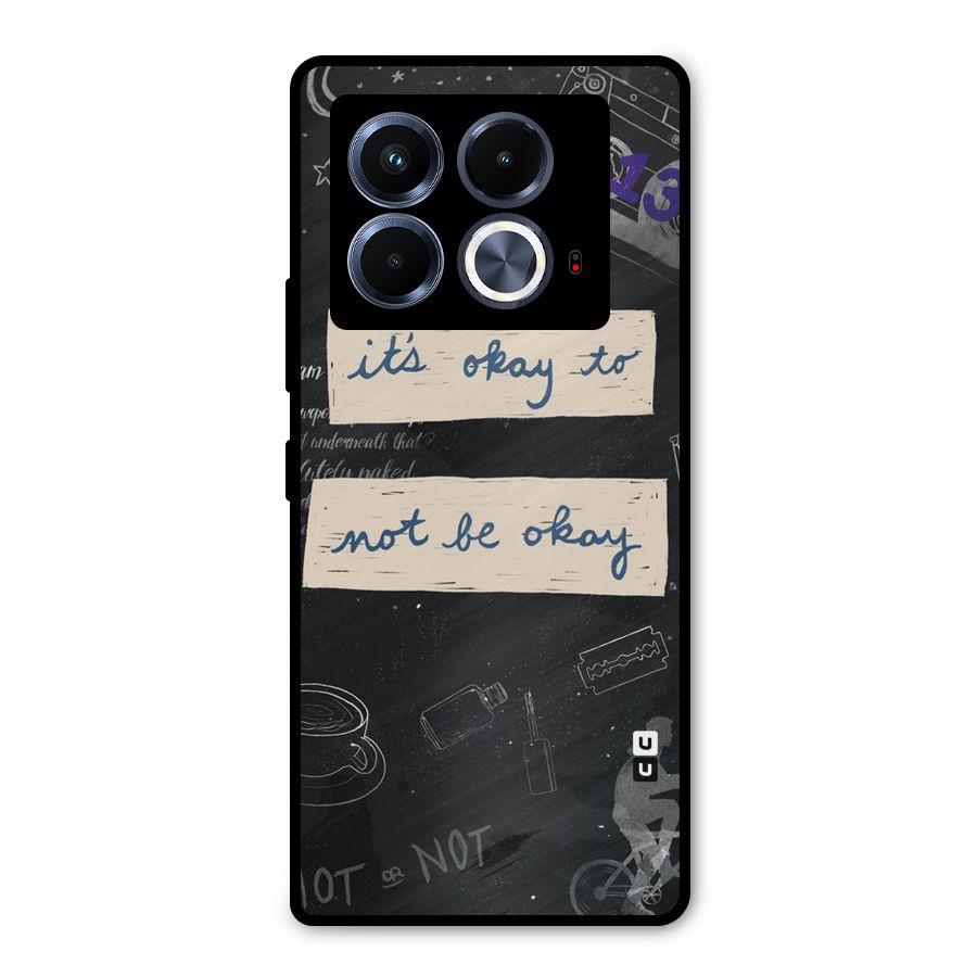 Its Okay Metal Back Case for Infinix Note 40 5G