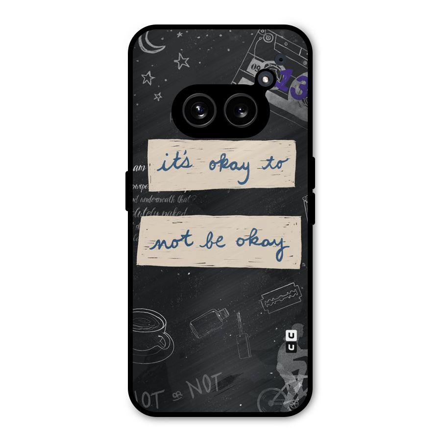 Its Okay Metal Back Case for Nothing Phone 2a Plus