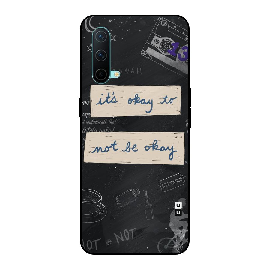 Its Okay Metal Back Case for OnePlus Nord CE 5G