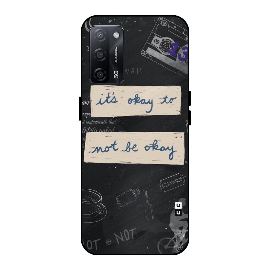 Its Okay Metal Back Case for Oppo A53s 5G