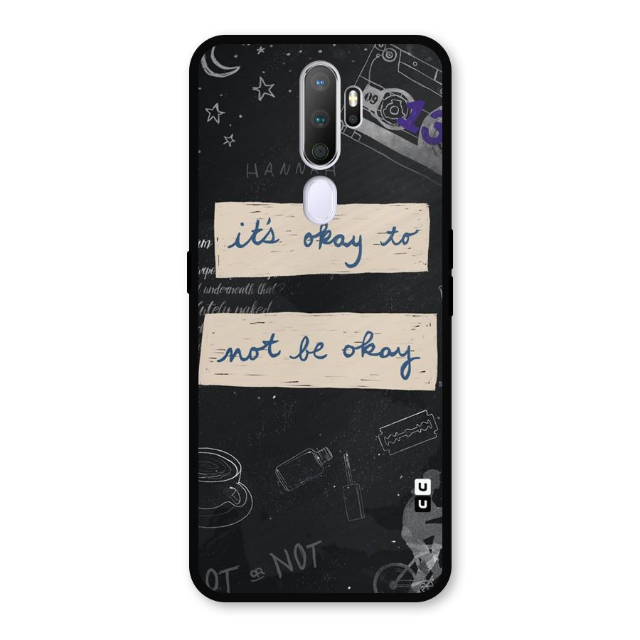 Its Okay Metal Back Case for Oppo A9 (2020)