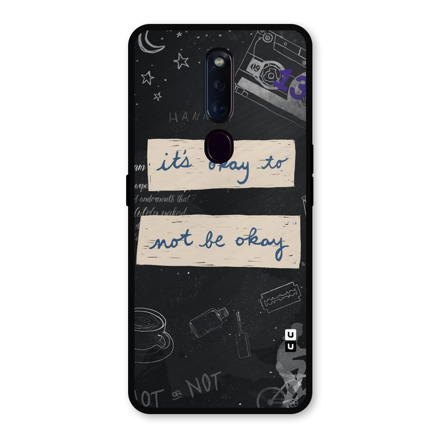 Its Okay Metal Back Case for Oppo F11 Pro