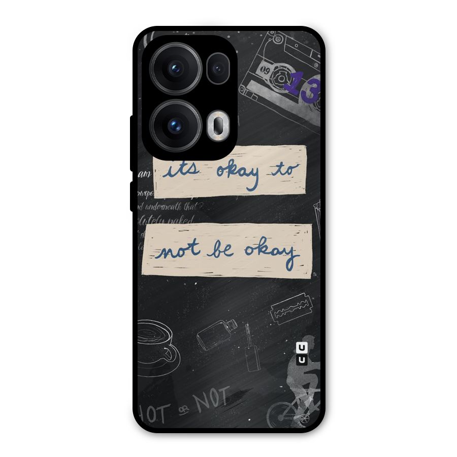 Its Okay Metal Back Case for Oppo Reno13 Pro