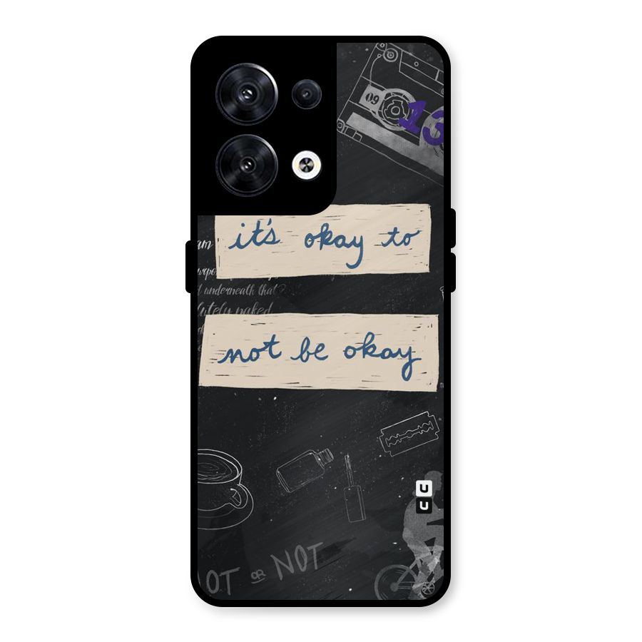 Its Okay Metal Back Case for Oppo Reno8 5G