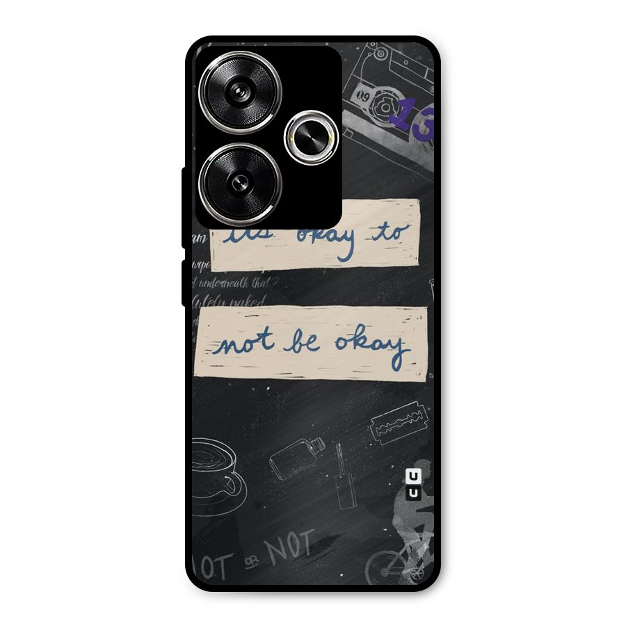Its Okay Metal Back Case for Poco F6