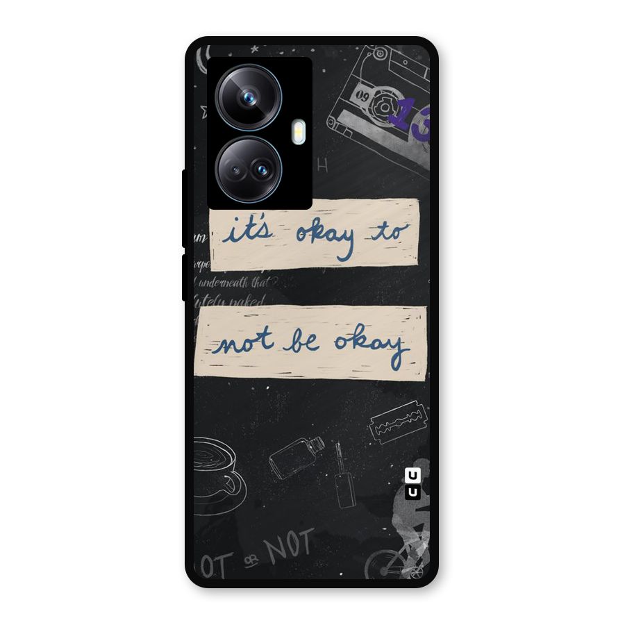 Its Okay Metal Back Case for Realme 10 Pro Plus