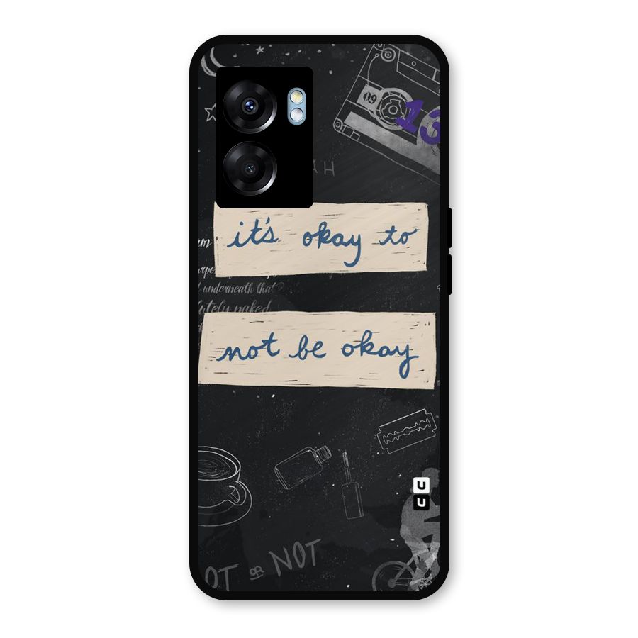 Its Okay Metal Back Case for Realme Narzo 50 5G