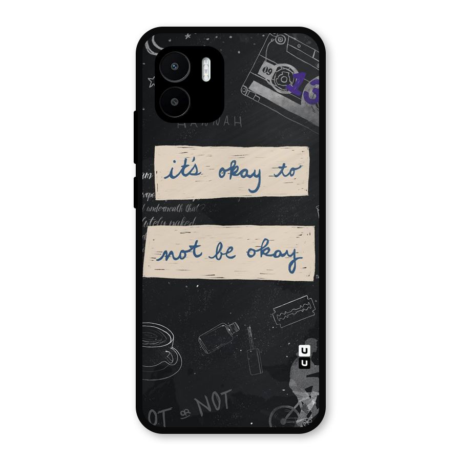 Its Okay Metal Back Case for Redmi A1