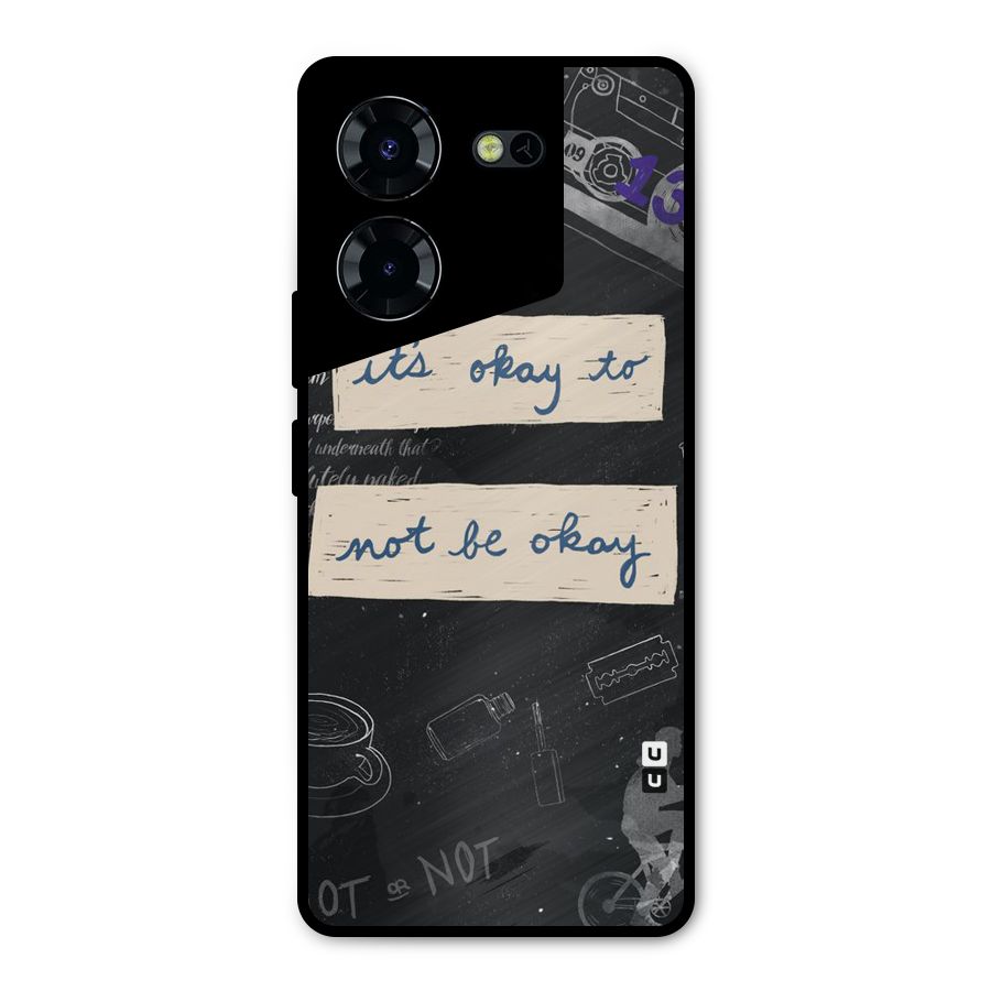 Its Okay Metal Back Case for Tecno Pova 5 Pro 5G
