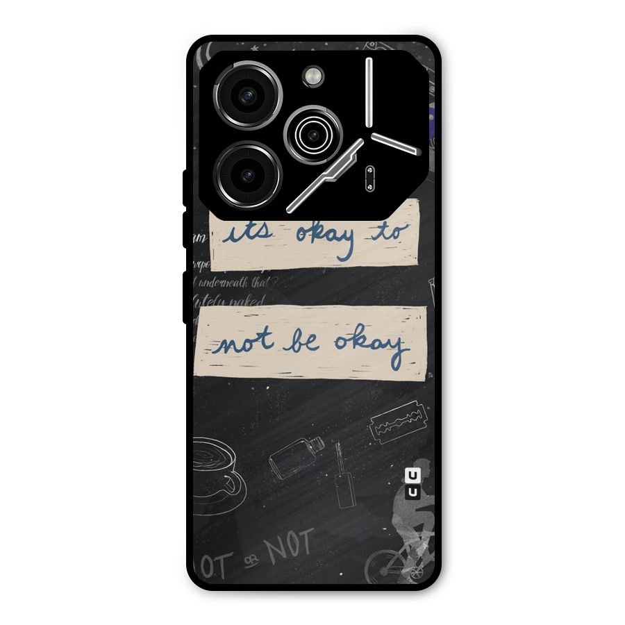 Its Okay Metal Back Case for Tecno Pova 6 Pro