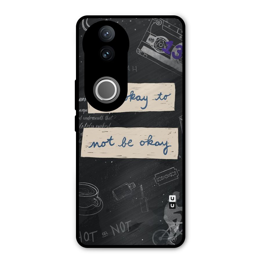 Its Okay Metal Back Case for Vivo V50e