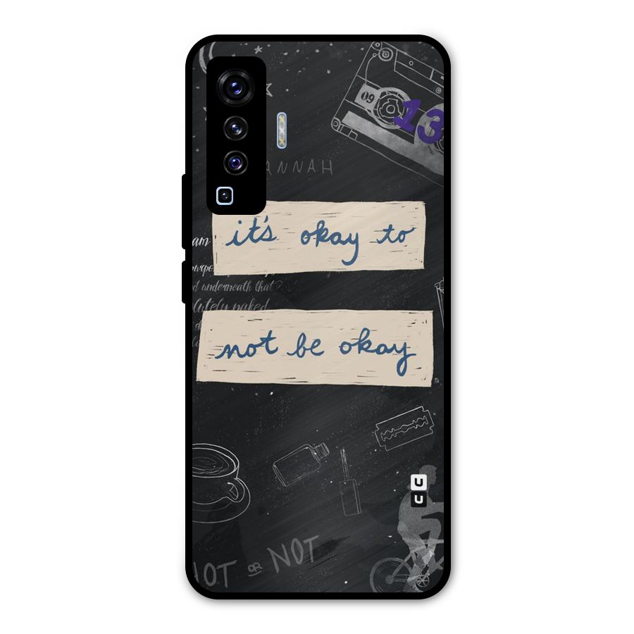 Its Okay Metal Back Case for Vivo X50