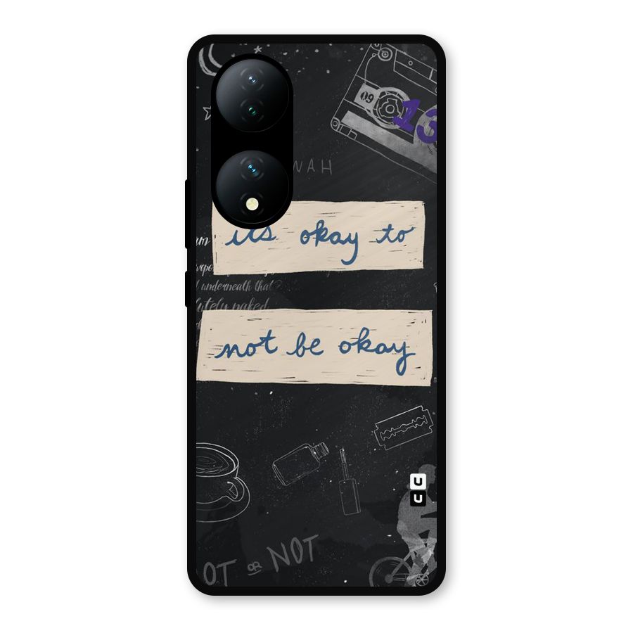 Its Okay Metal Back Case for Vivo Y100a