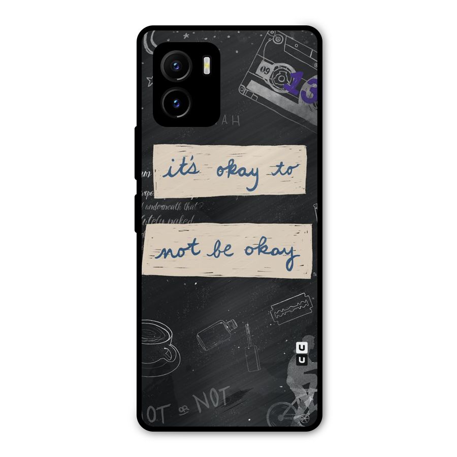 Its Okay Metal Back Case for Vivo Y15s