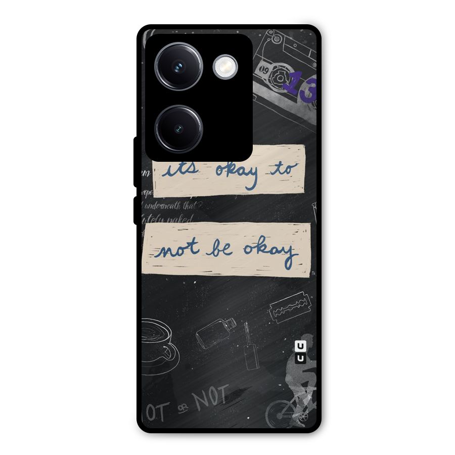 Its Okay Metal Back Case for Vivo Y300 Plus
