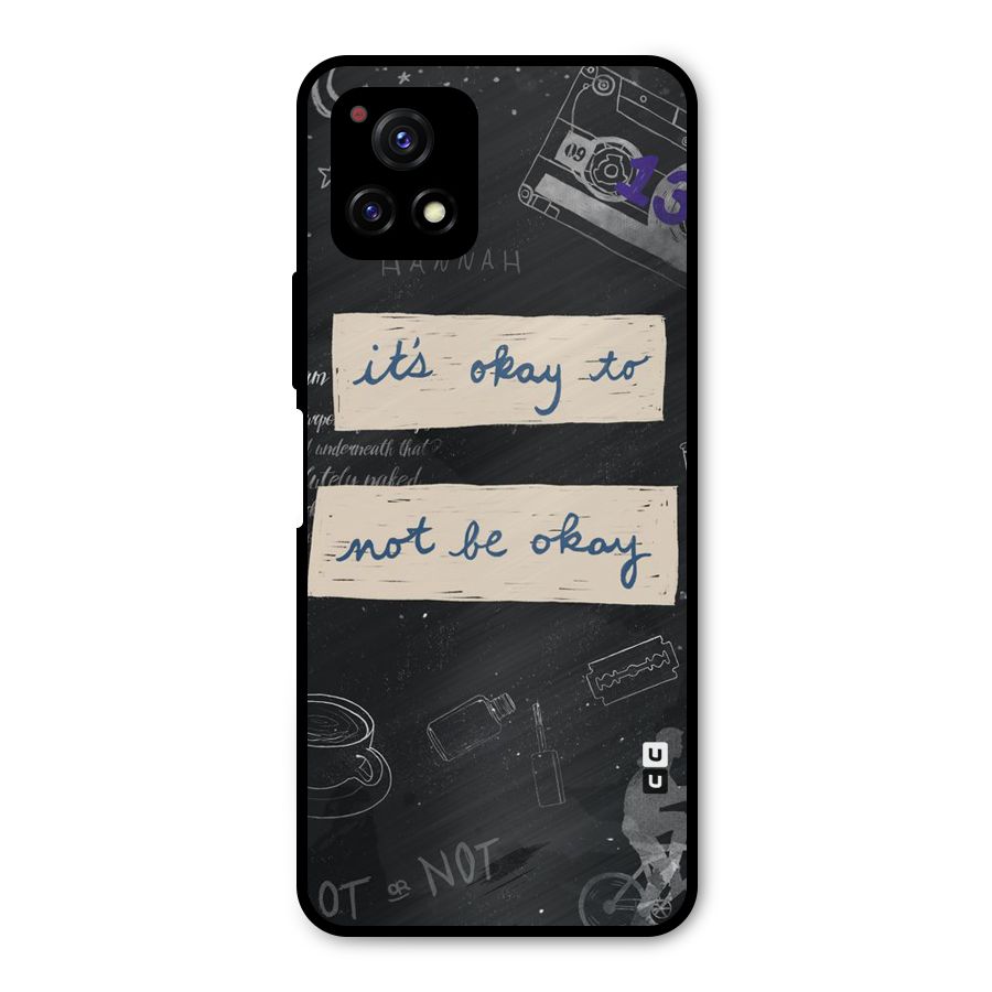 Its Okay Metal Back Case for Vivo Y72 5G