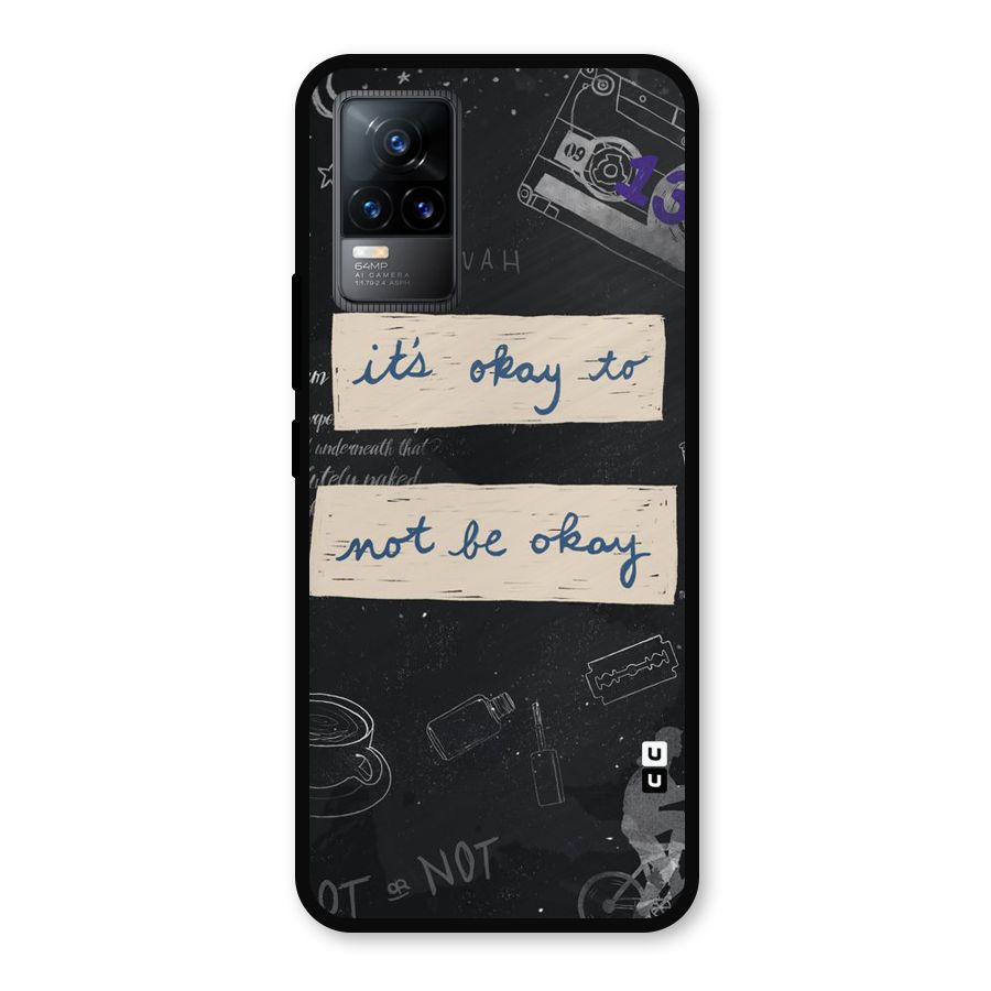 Its Okay Metal Back Case for Vivo Y73