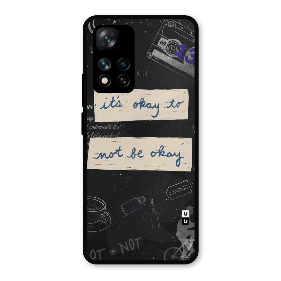 Its Okay Metal Back Case for Xiaomi 11i Hypercharge 5G