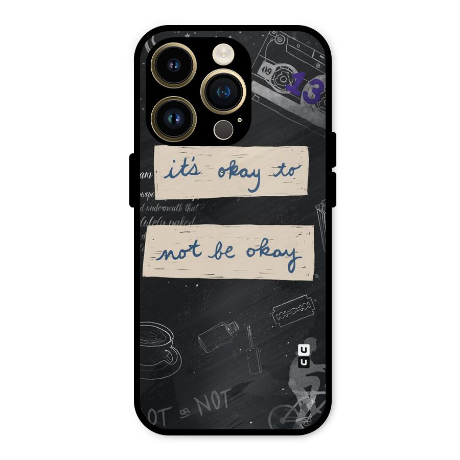 Its Okay Metal Back Case for iPhone 14 Pro