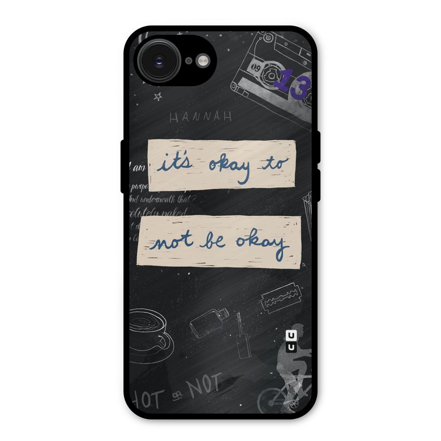 Its Okay Metal Back Case for iPhone 16e