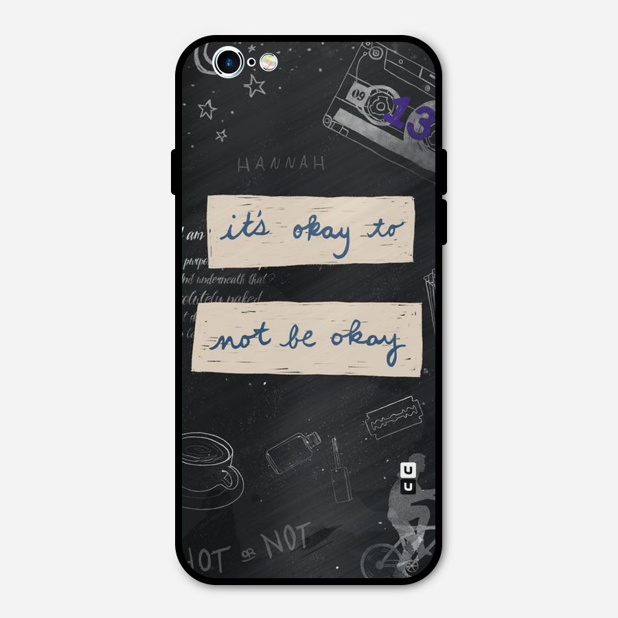 Its Okay Metal Back Case for iPhone 6 6s