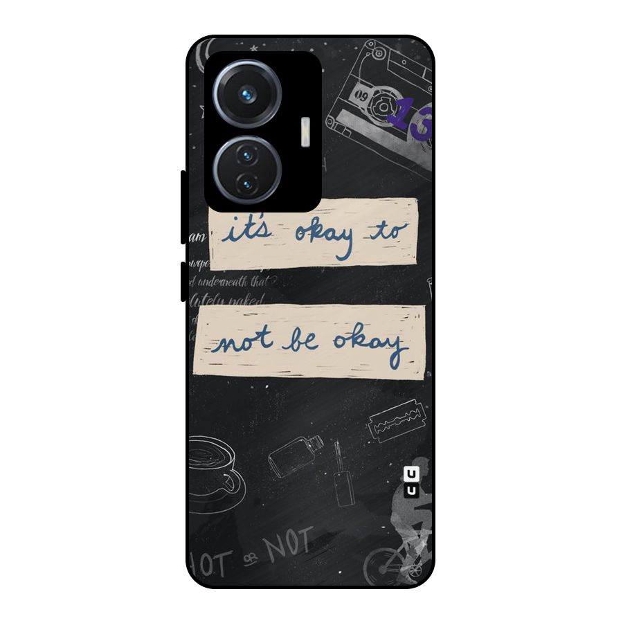 Its Okay Metal Back Case for iQOO Z6 44W