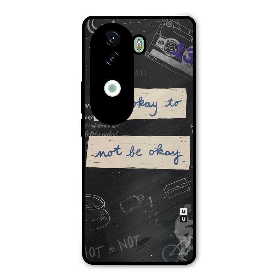 Its Okay Metal Back Case for iQOO Z9s