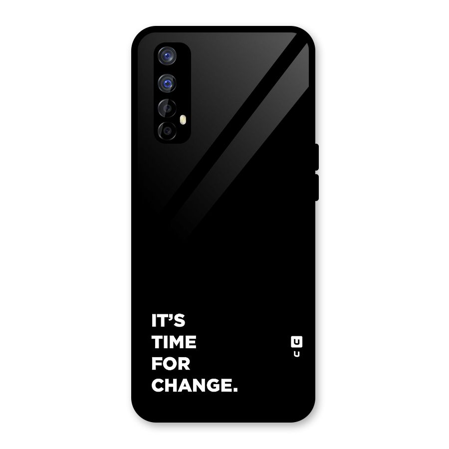 Its Time For Change Glass Back Case for Realme Narzo 20 Pro
