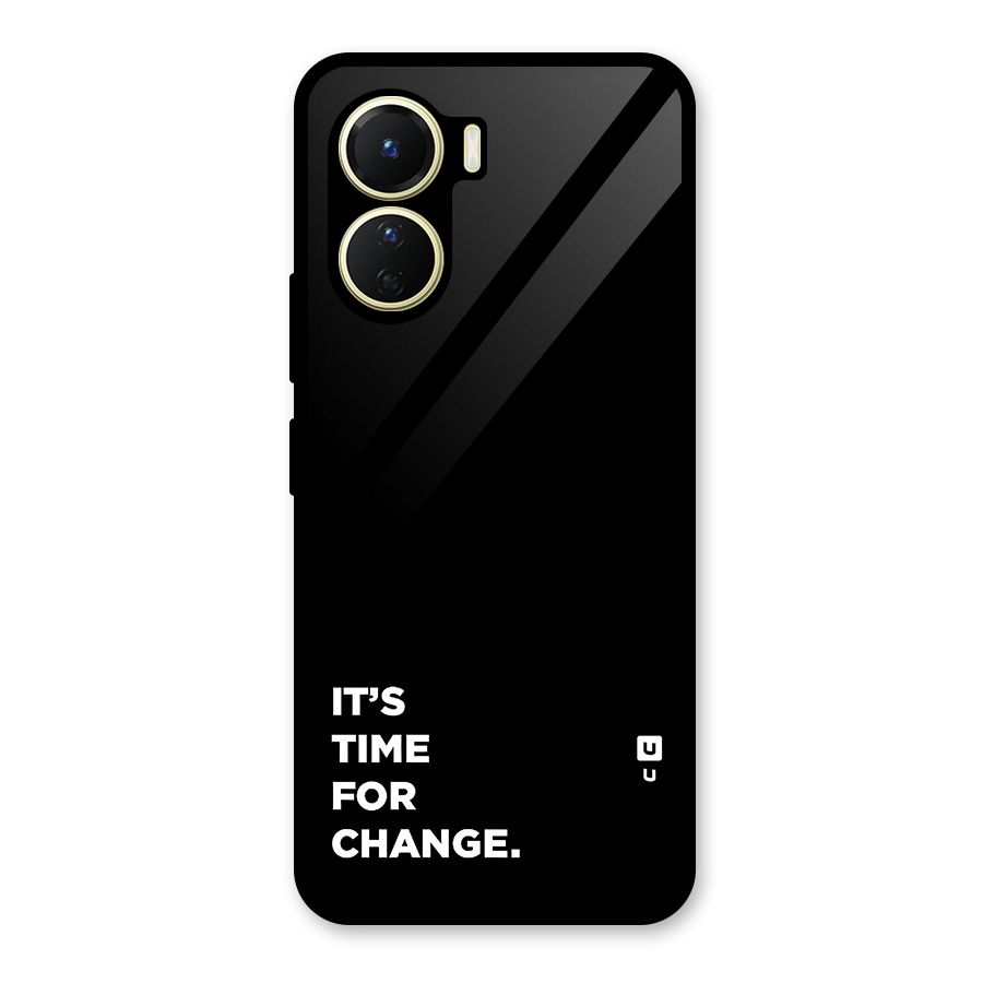 Its Time For Change Glass Back Case for Vivo Y56