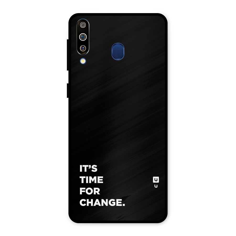 Its Time For Change Metal Back Case for Galaxy M30