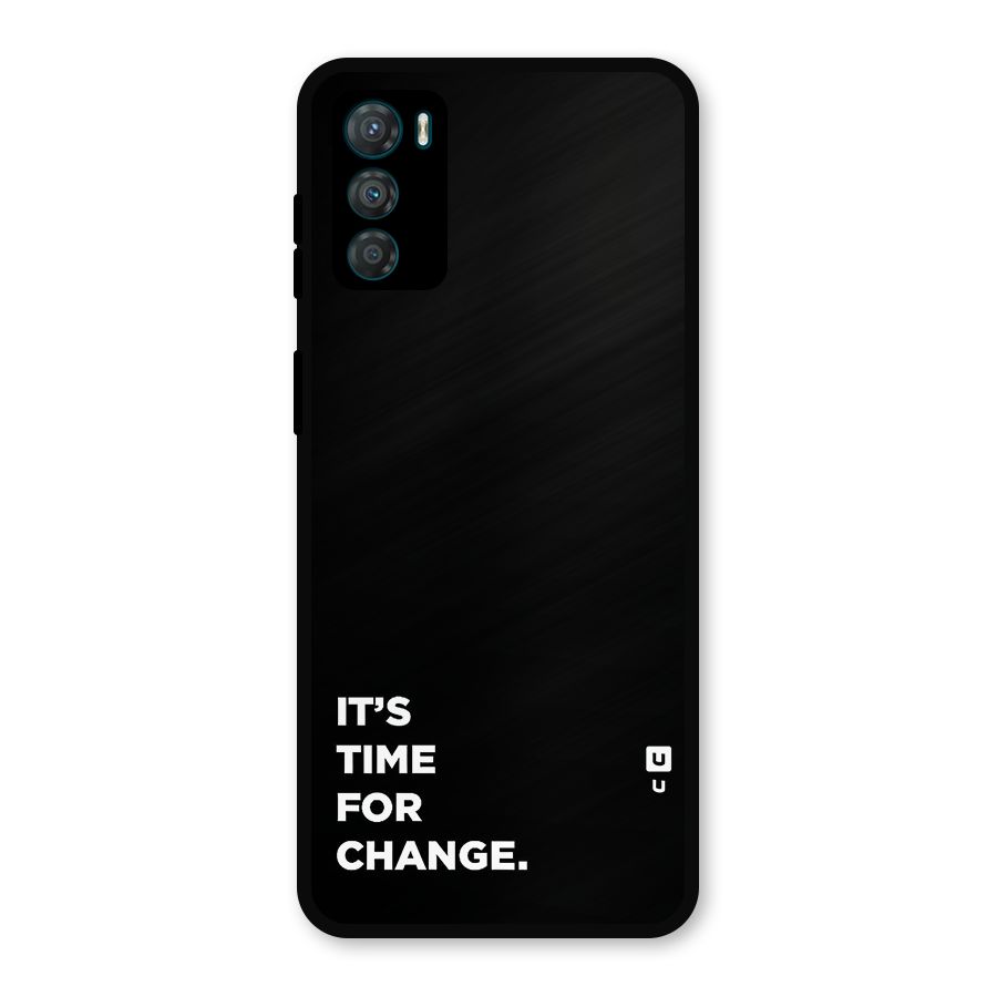 Its Time For Change Metal Back Case for Moto G42